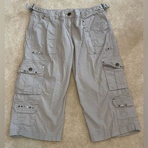 INC - International Concepts - Capris with Studs and Rhinestones - Size 8